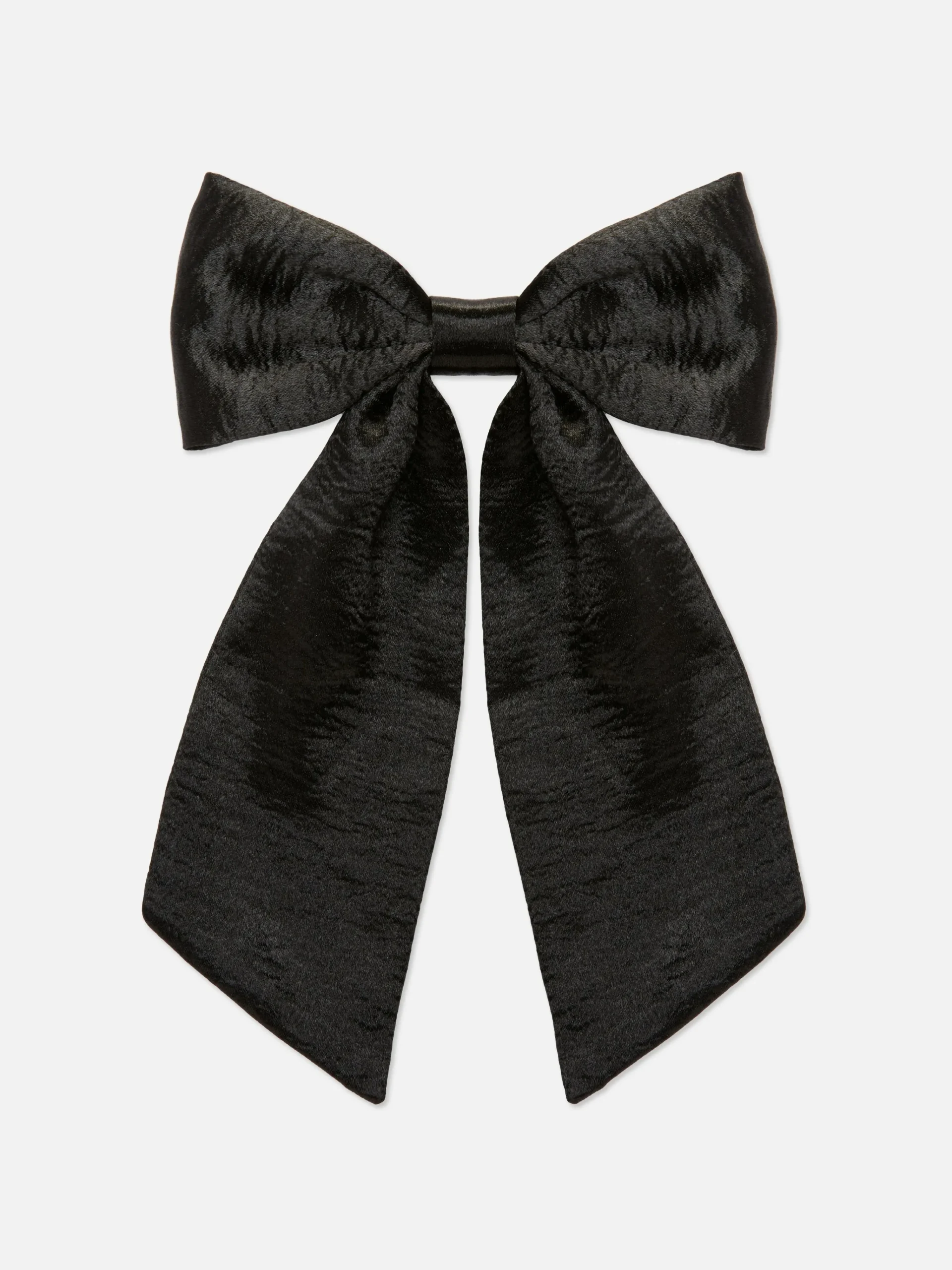 Haarschleife Aus Satin Mit Knittereffekt Damen Haarschmuck