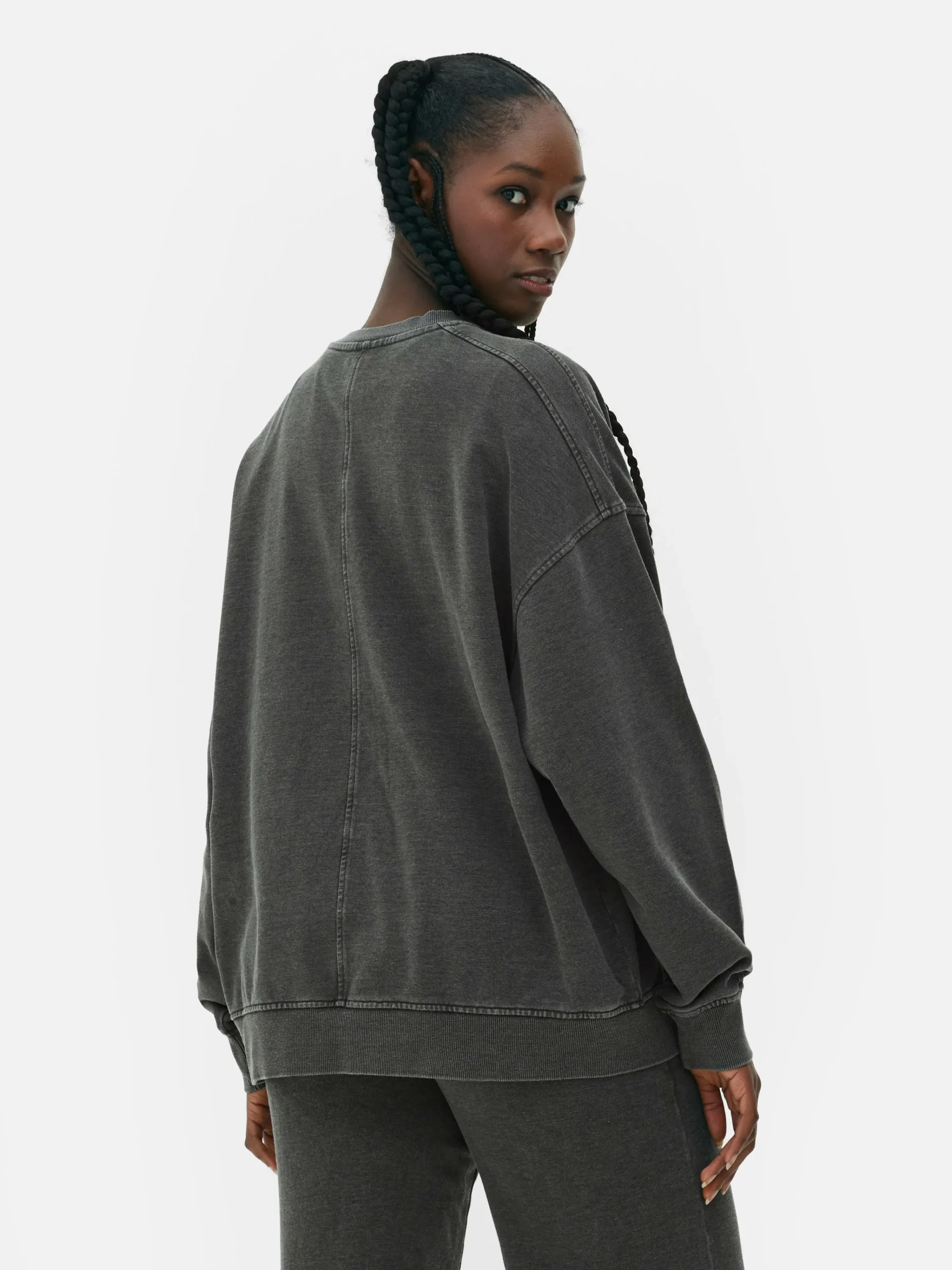 Best „Harvard“ Sweatshirt In Acid-Wash-Optik Damen Hoodies Und Sweatshirts