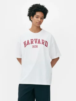 New „Harvard“ T-Shirt Im Oversized-Look Damen Tops Und T-Shirts