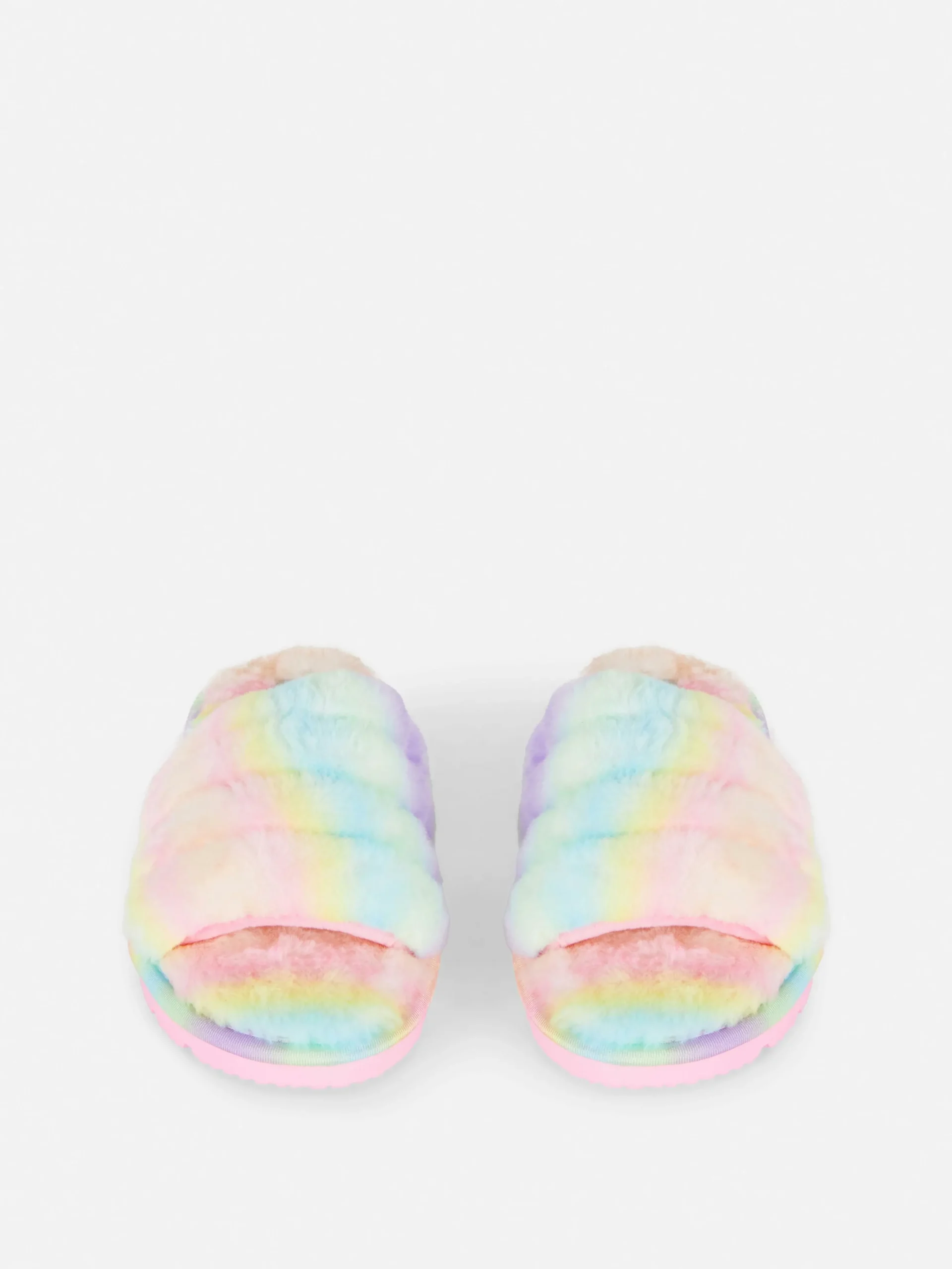 Hot Hausschuhe Aus Kunstfell Mit Ombré-Optik Kinder Hausschuhe