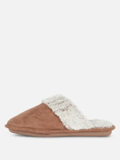 New Hausschuhe In Wildleder-Optik Damen Hausschuhe|Hausschuhe