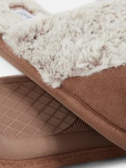 New Hausschuhe In Wildleder-Optik Damen Hausschuhe|Hausschuhe