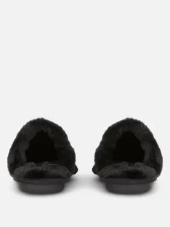 Clearance Hausschuhe In Wildleder-Optik Damen Loungewear|Hausschuhe