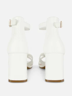 Online Heels Mit überkreuztem Riemchen, Weite Passform Damen Heels