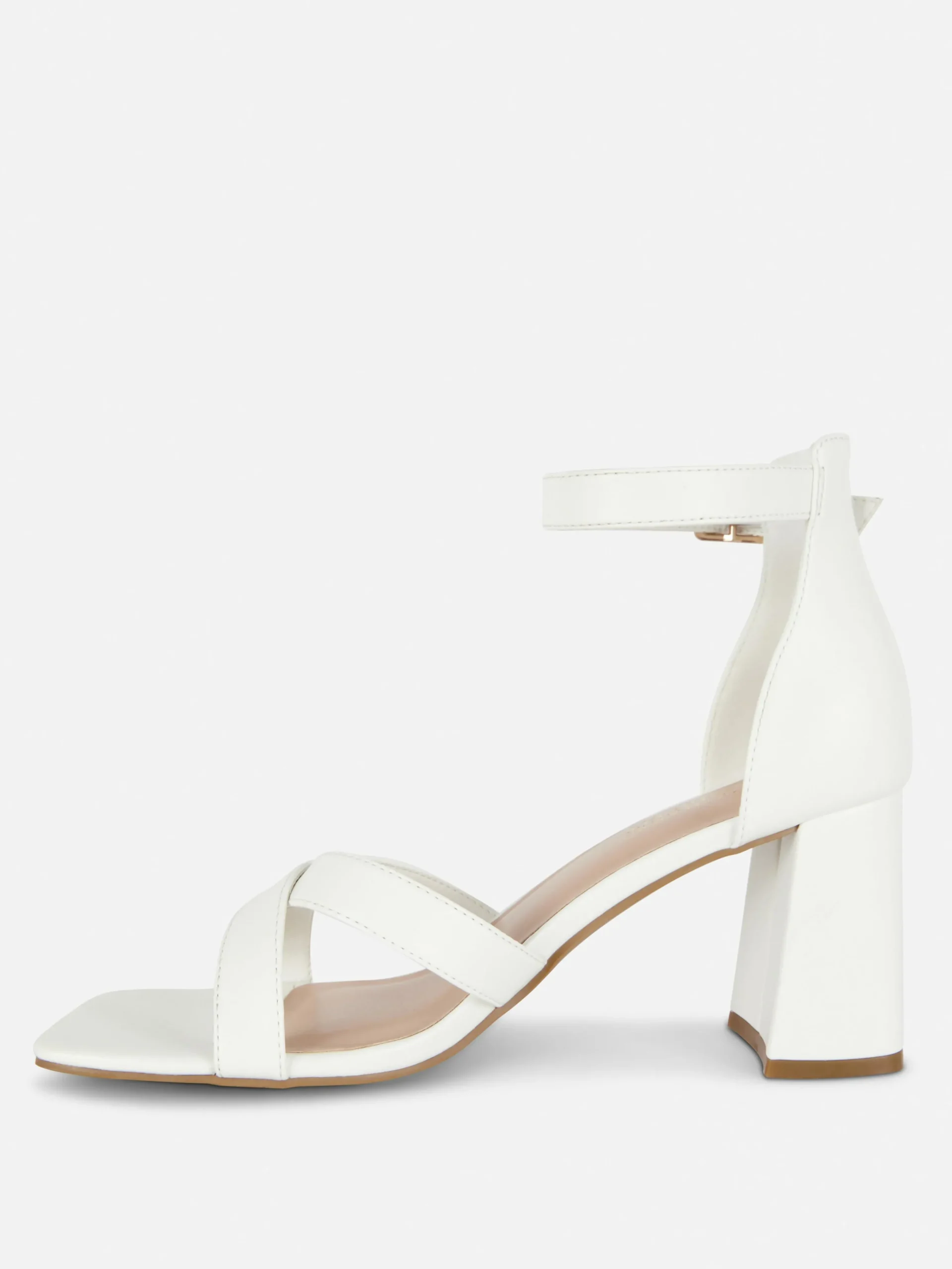 Online Heels Mit überkreuztem Riemchen, Weite Passform Damen Heels