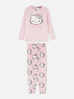 Hot „Hello Kitty“ Fleece-Schlafanzug Damen Schlafanzüge