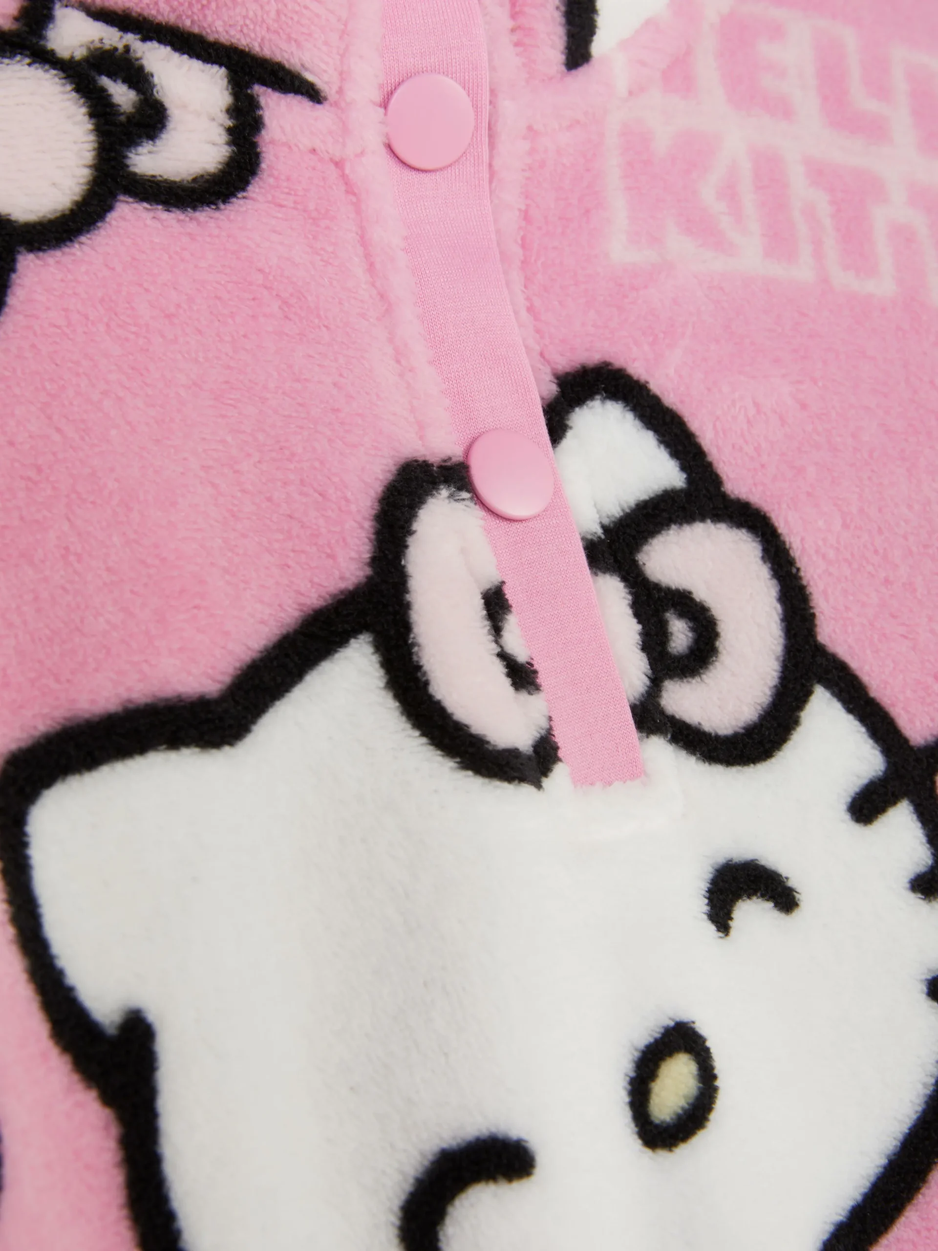 Best „Hello Kitty“ Fleece-Schlafanzugtop Zum 50. Jubiläum Damen Schlafanzugoberteile