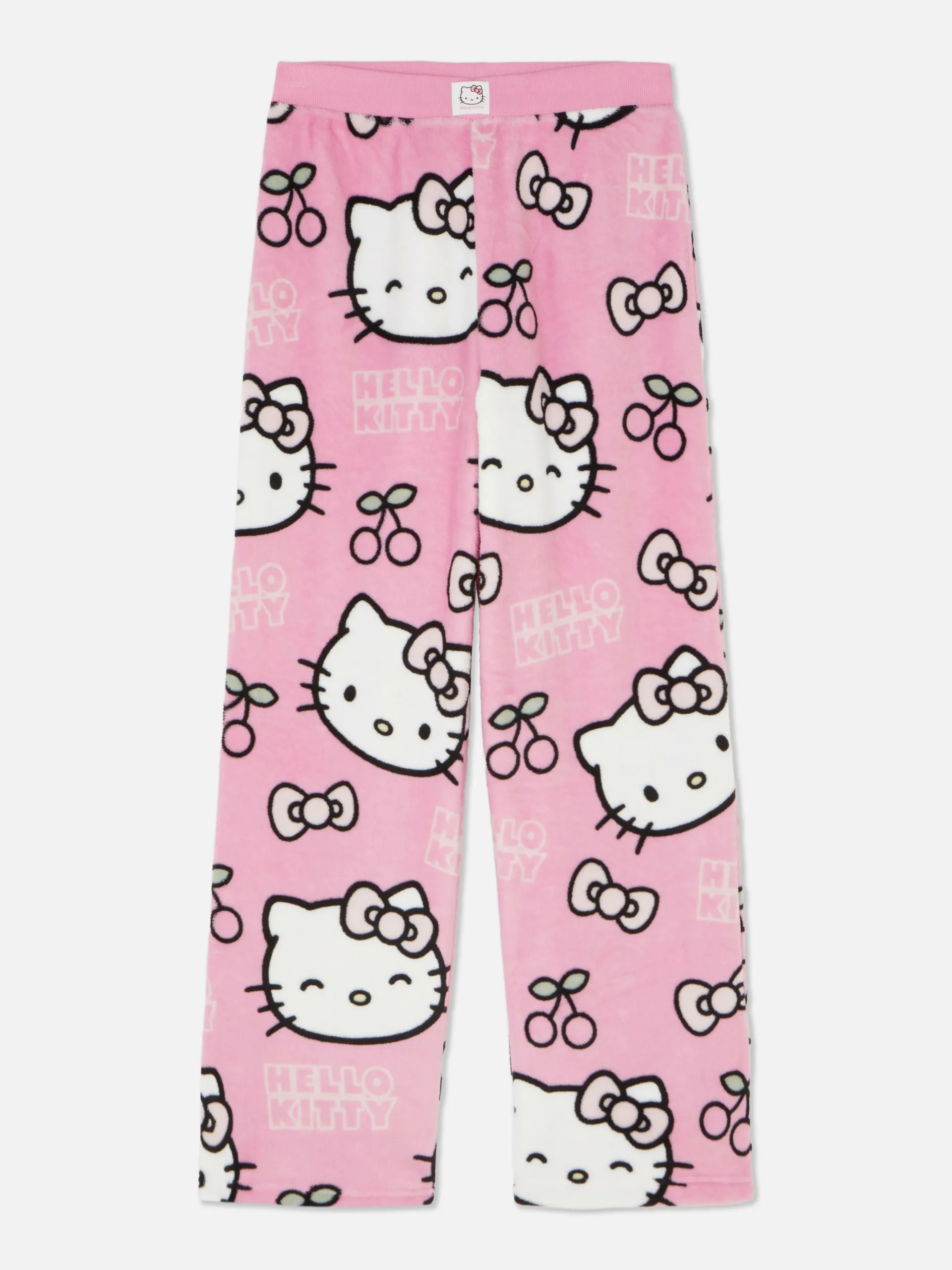 Best „Hello Kitty“ Fleece-Schlafanzughose Zum 50. Jubiläum Damen Schlafanzughosen