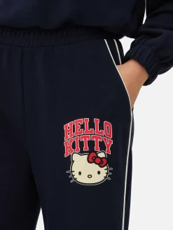 Sale „Hello Kitty“ Jogginghose Mit Geradem Bein Und Seitenstreifen Damen Jogginghosen