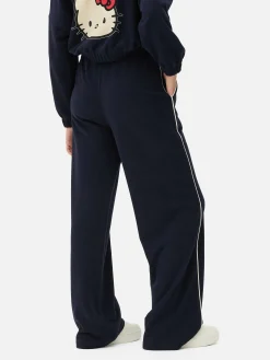 Sale „Hello Kitty“ Jogginghose Mit Geradem Bein Und Seitenstreifen Damen Jogginghosen
