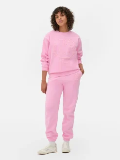„Hello Kitty“ Jogginghose Mit Stickerei Damen Jogginghosen