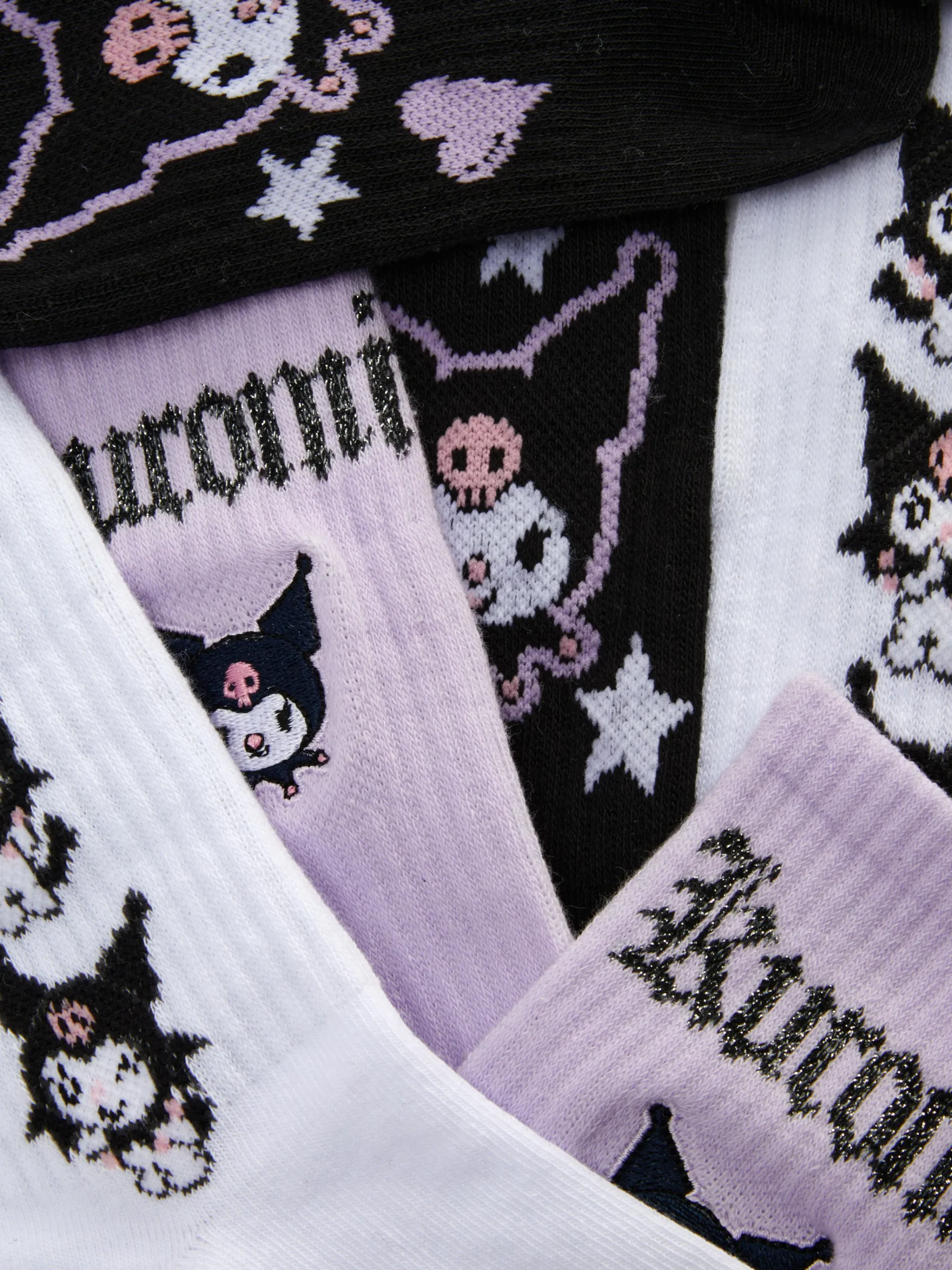Online „Hello Kitty Kuromi“ Crew-Socken, 2er-Pack Damen Socken