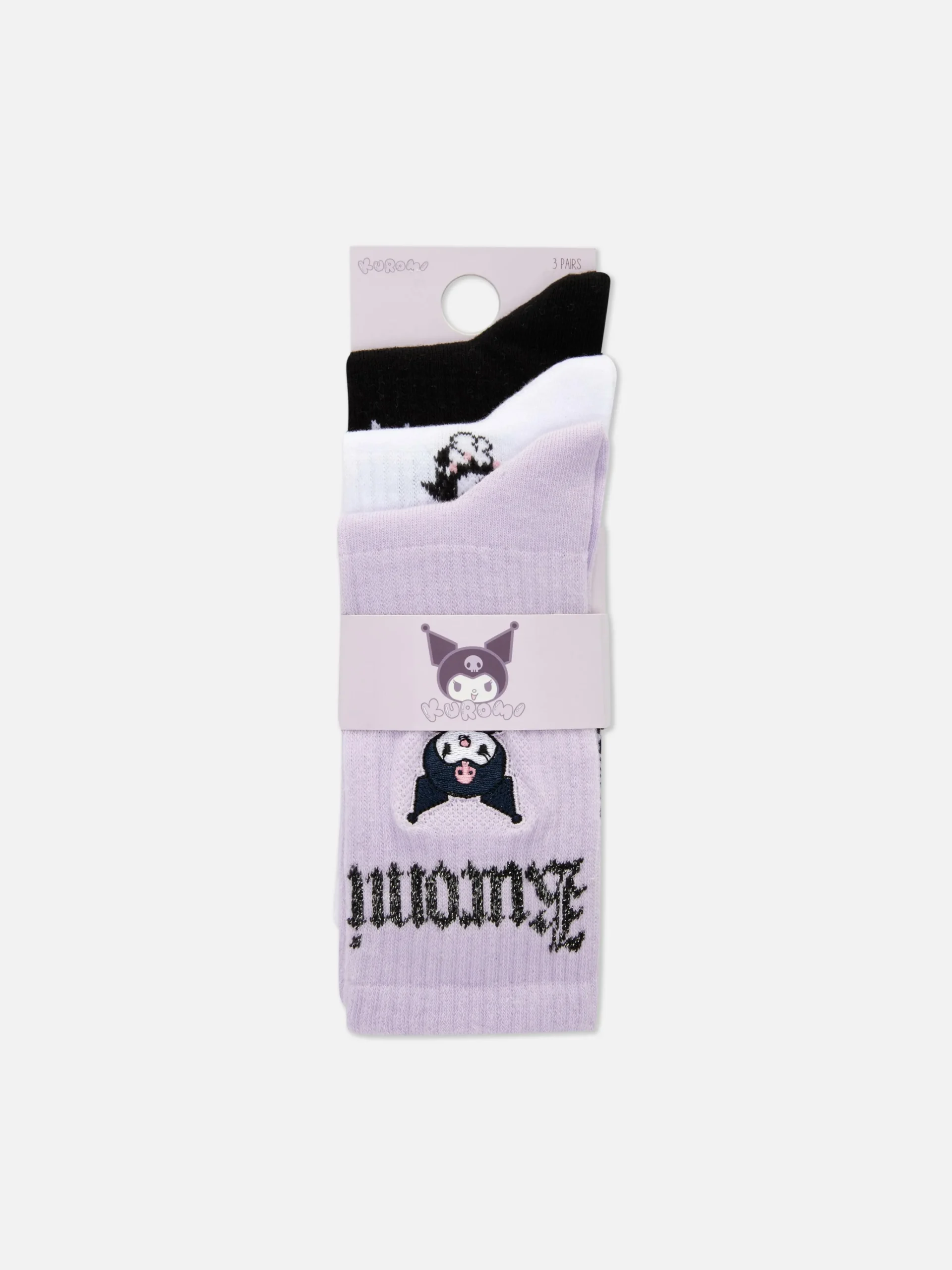 Online „Hello Kitty Kuromi“ Crew-Socken, 2er-Pack Damen Socken