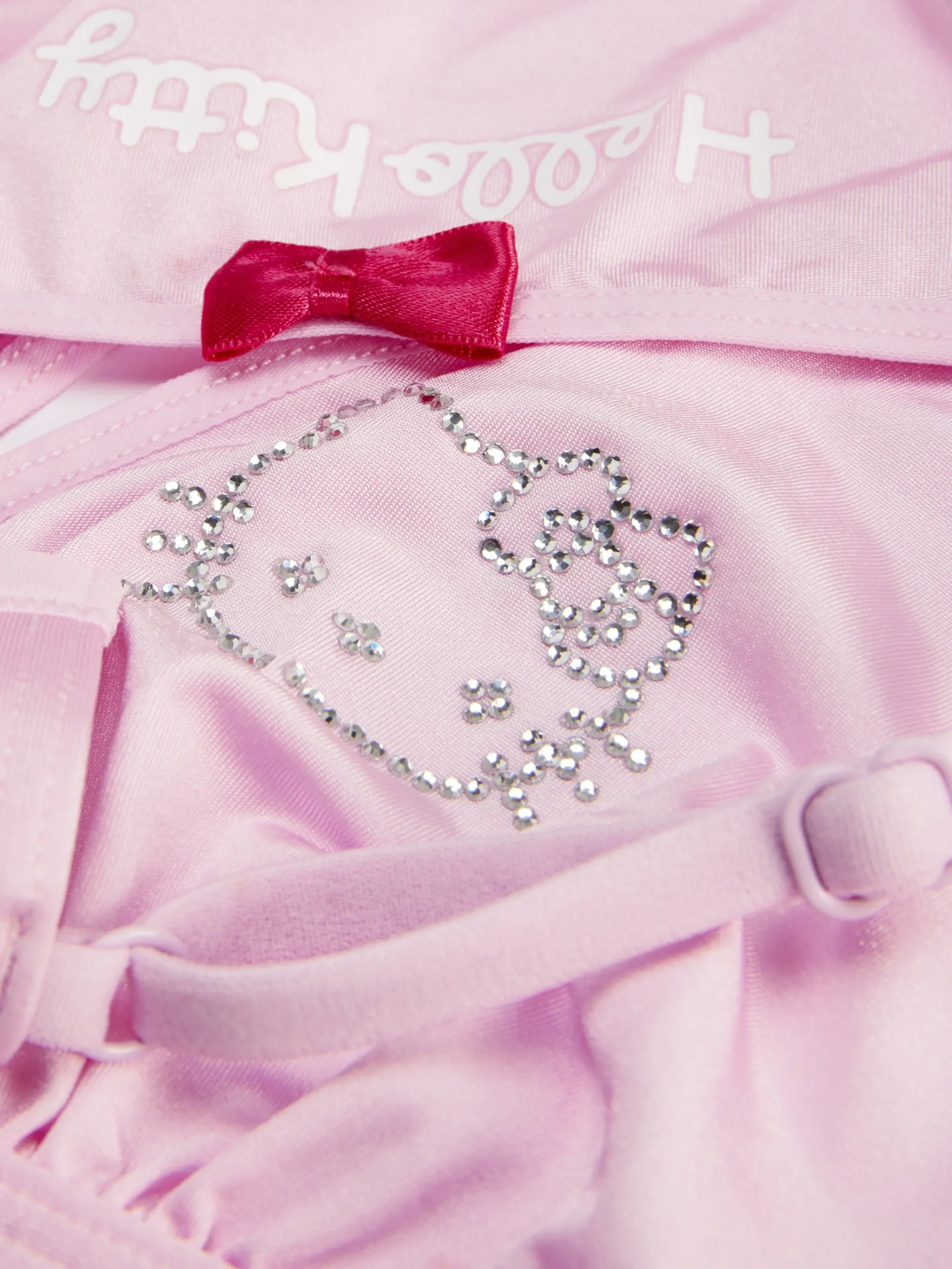 Sale „Hello Kitty“ Set Aus Strass-BH Und Tanga Damen Dessous-Sets