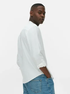 Best Hemd Mit Hochgerollten Ärmeln Und Knopfleiste Herren Hemden