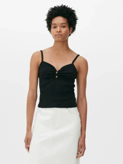 Clearance Henley-Camisole Damen Tops Und T-Shirts