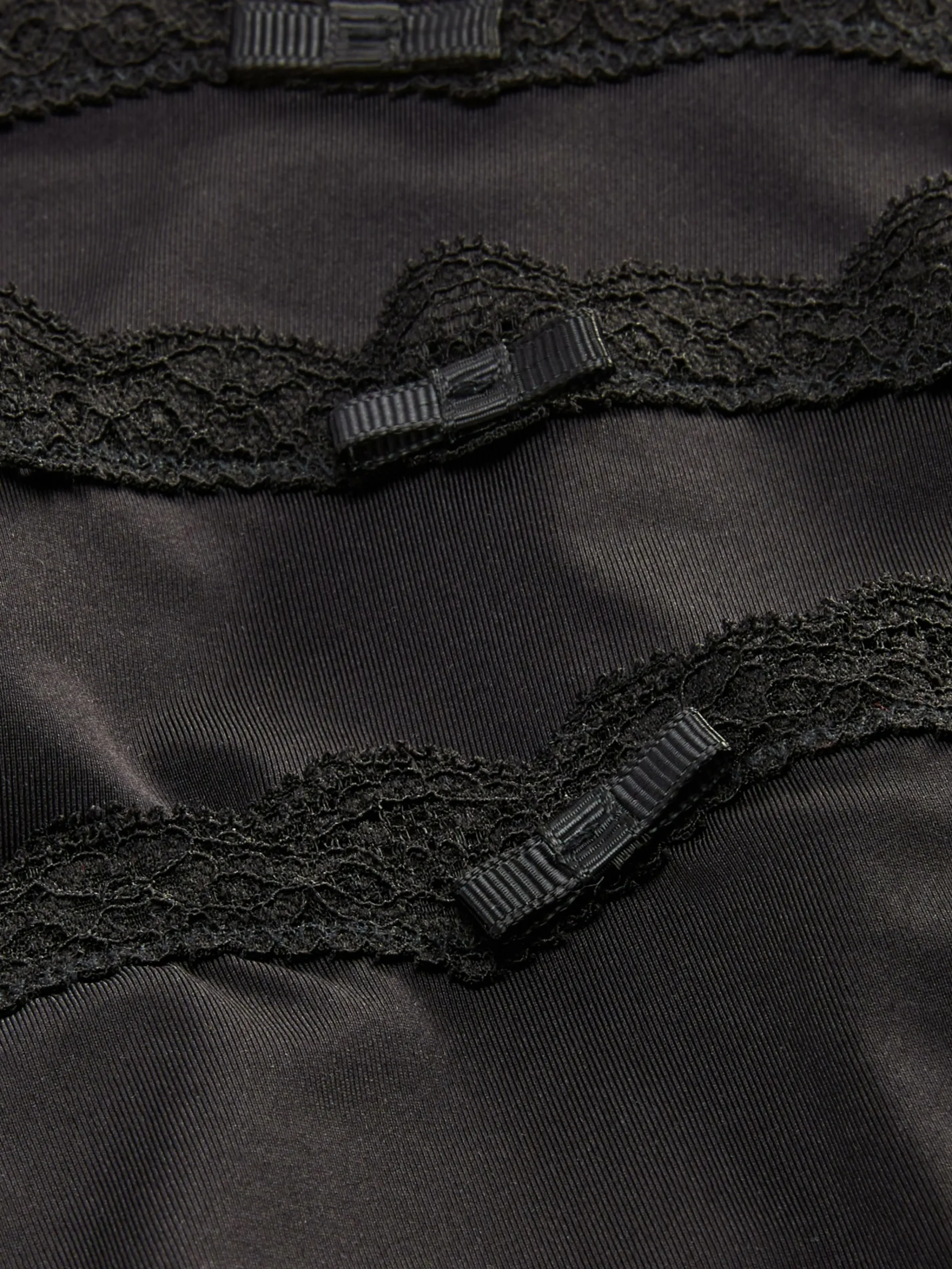 Discount Hüftslips Aus Mikrofaser Mit Spitzenbesatz, 3er-Pack Damen Slips