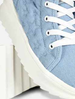 Clearance High-Top-Sneaker Mit Dicker Sohle Und Sternenmuster Kinder Sneakers