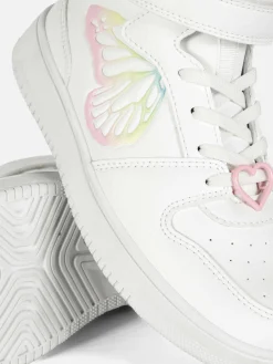 New High-Top-Sneaker Mit Schmetterling In Ombré-Optik Kinder Sneakers
