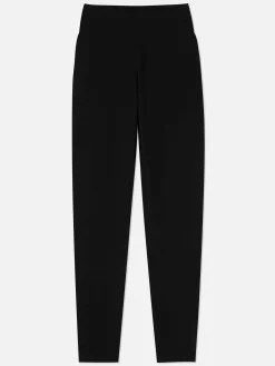 Outlet High-Waist-Leggings Damen Hosen Und Leggings