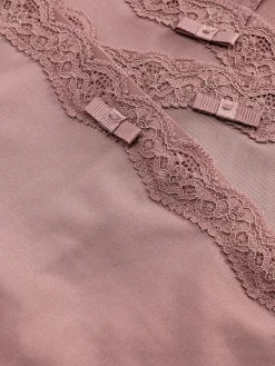 Hot Hipster-Slips Mit Spitzenbesatz, 3er-Pack Damen Slips