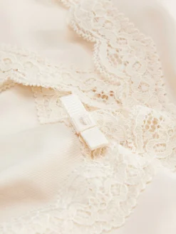 Best Hipster-Slips Mit Spitzenbesatz, 3er-Pack Damen Slips