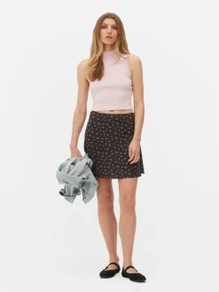 Outlet Hochgeschlossenes, Kurzes Trägertop Damen Tops Und T-Shirts