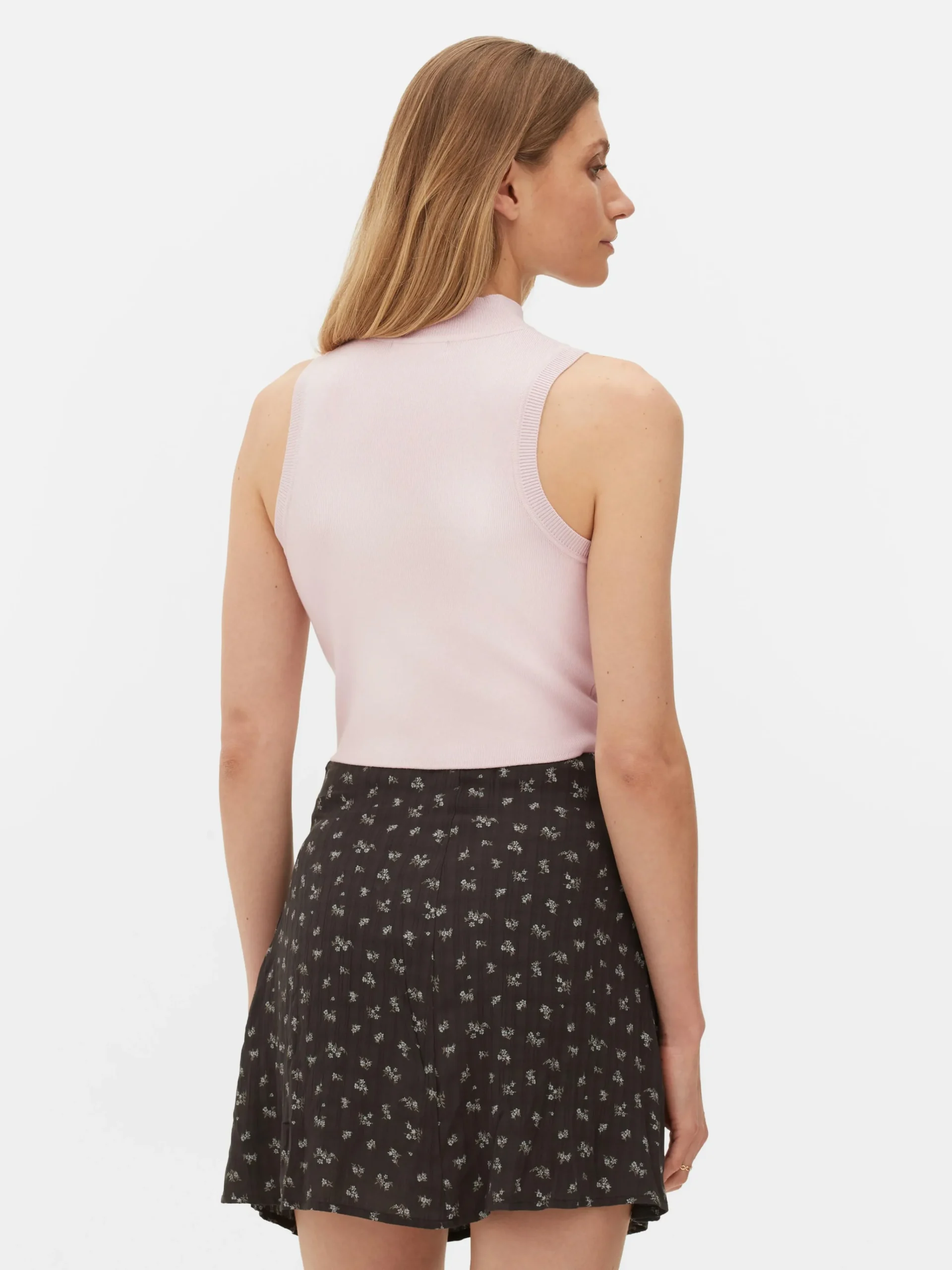 Outlet Hochgeschlossenes, Kurzes Trägertop Damen Tops Und T-Shirts