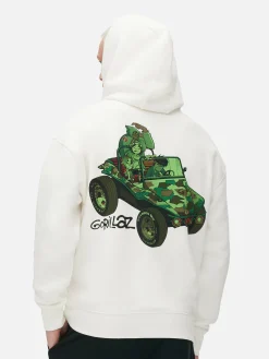Clearance Hoodie Mit Tarnmuster Und „Gorillaz“ Grafik Herren Grafik-T-Shirts Und -Sweatshirts|Hoodies Und Sweatshirts