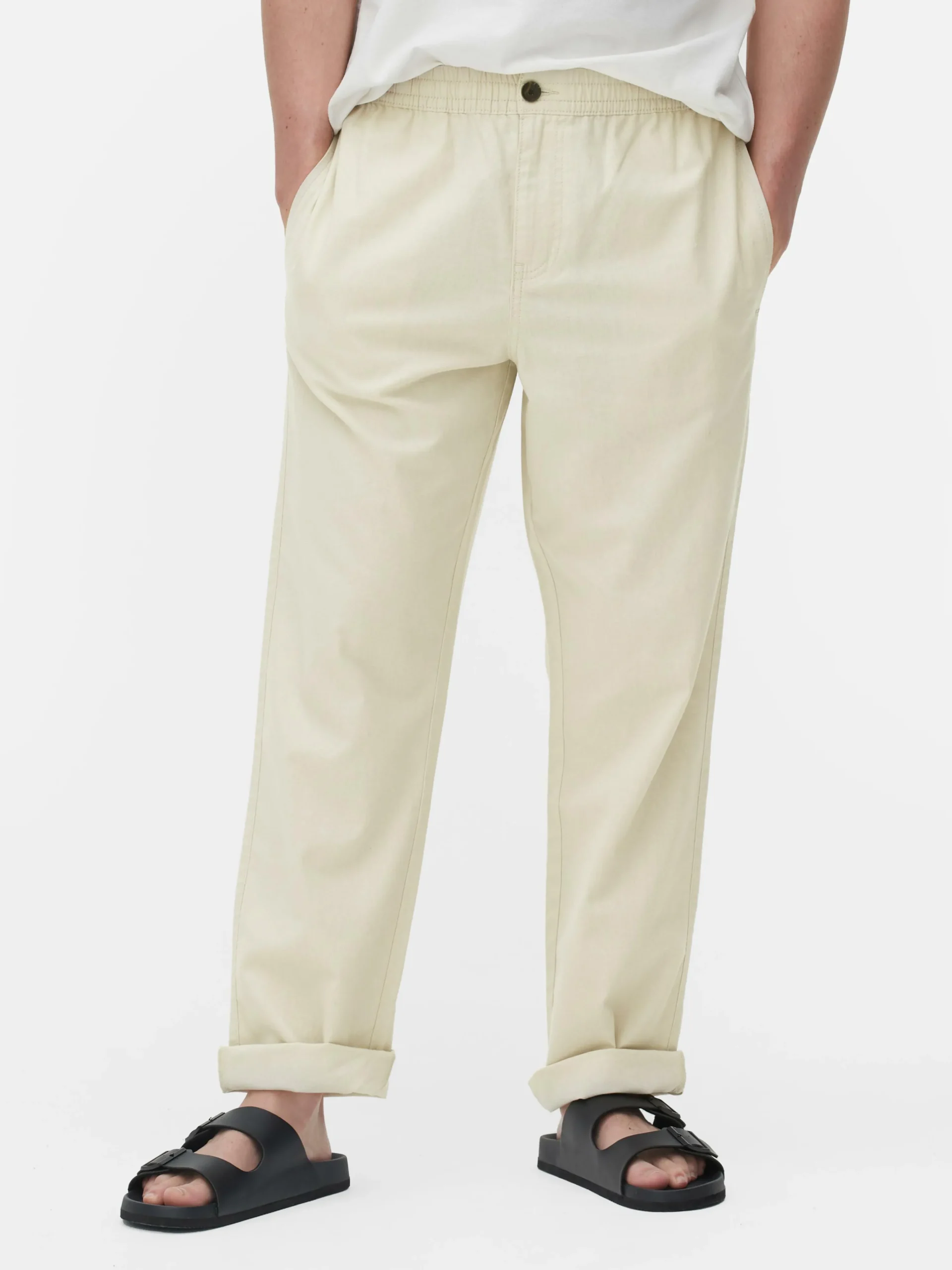 Sale Hose Aus Leinengemisch Herren Hosen