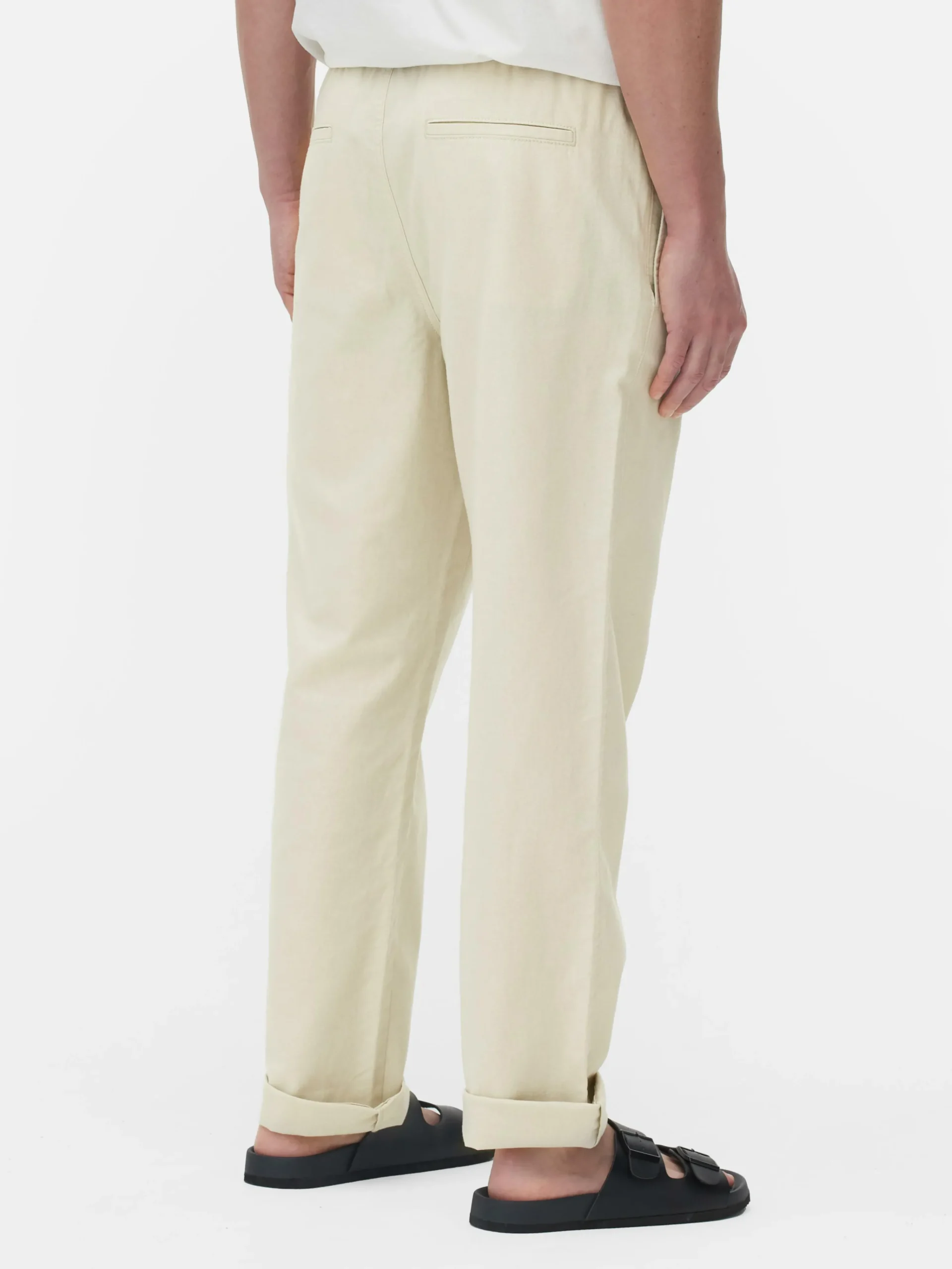 Sale Hose Aus Leinengemisch Herren Hosen