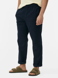 Hot Hose Aus Leinengemisch Herren Hosen