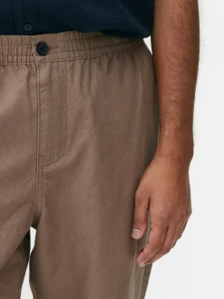 Sale Hose Aus Leinengemisch Herren Hosen