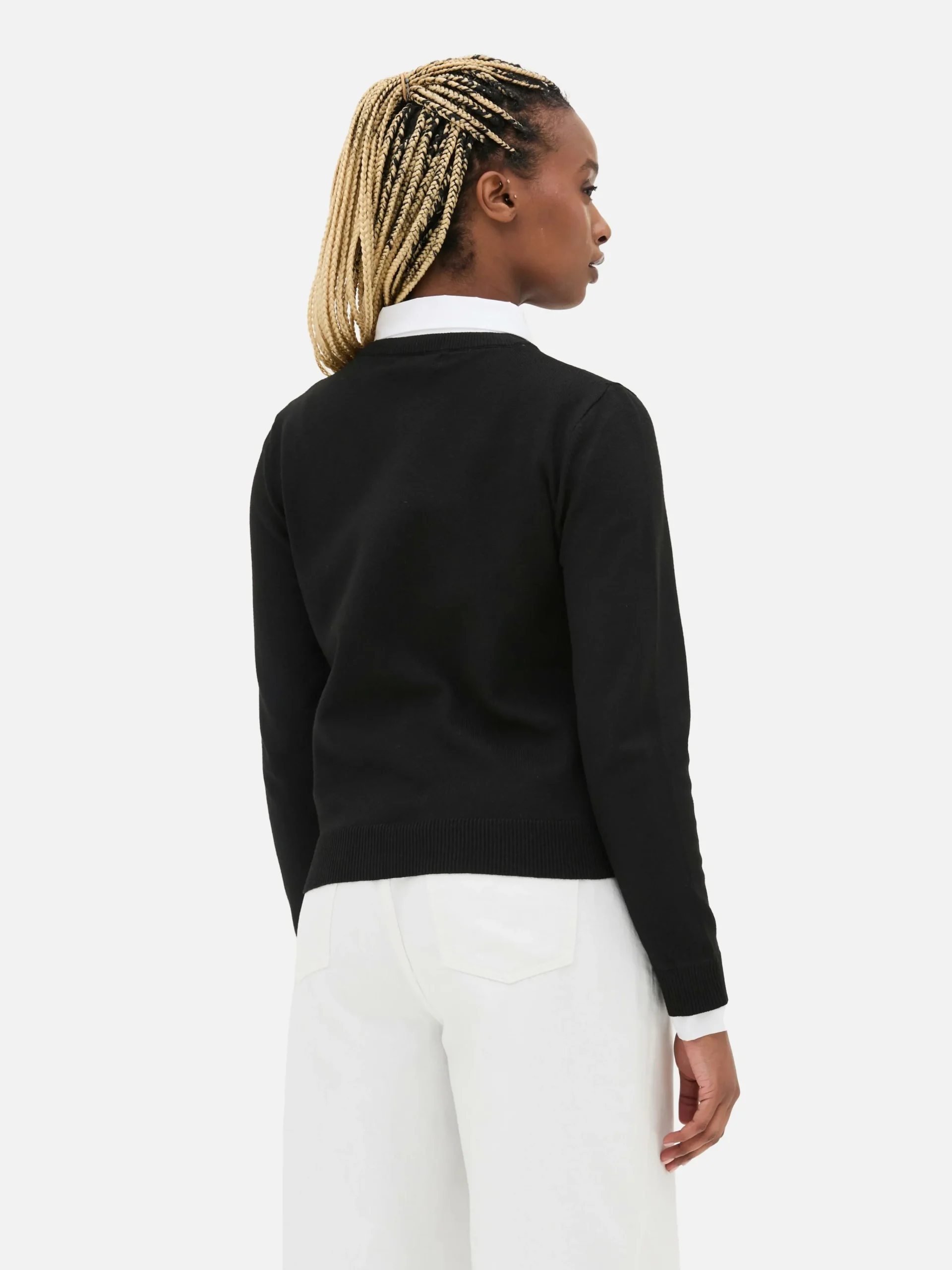 2-in-1-Hemd Und -Pullover Damen Pullover Und Cardigans