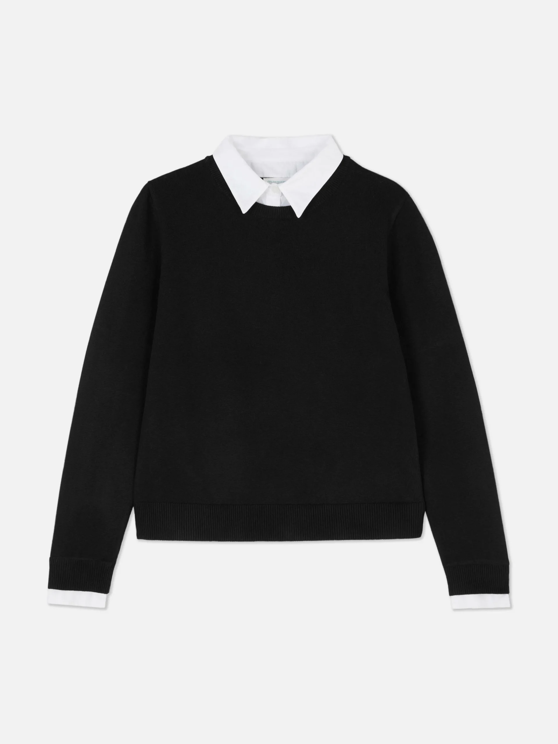 2-in-1-Hemd Und -Pullover Damen Pullover Und Cardigans