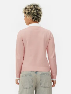 2-in-1-Hemd Und -Pullover Damen Pullover Und Cardigans