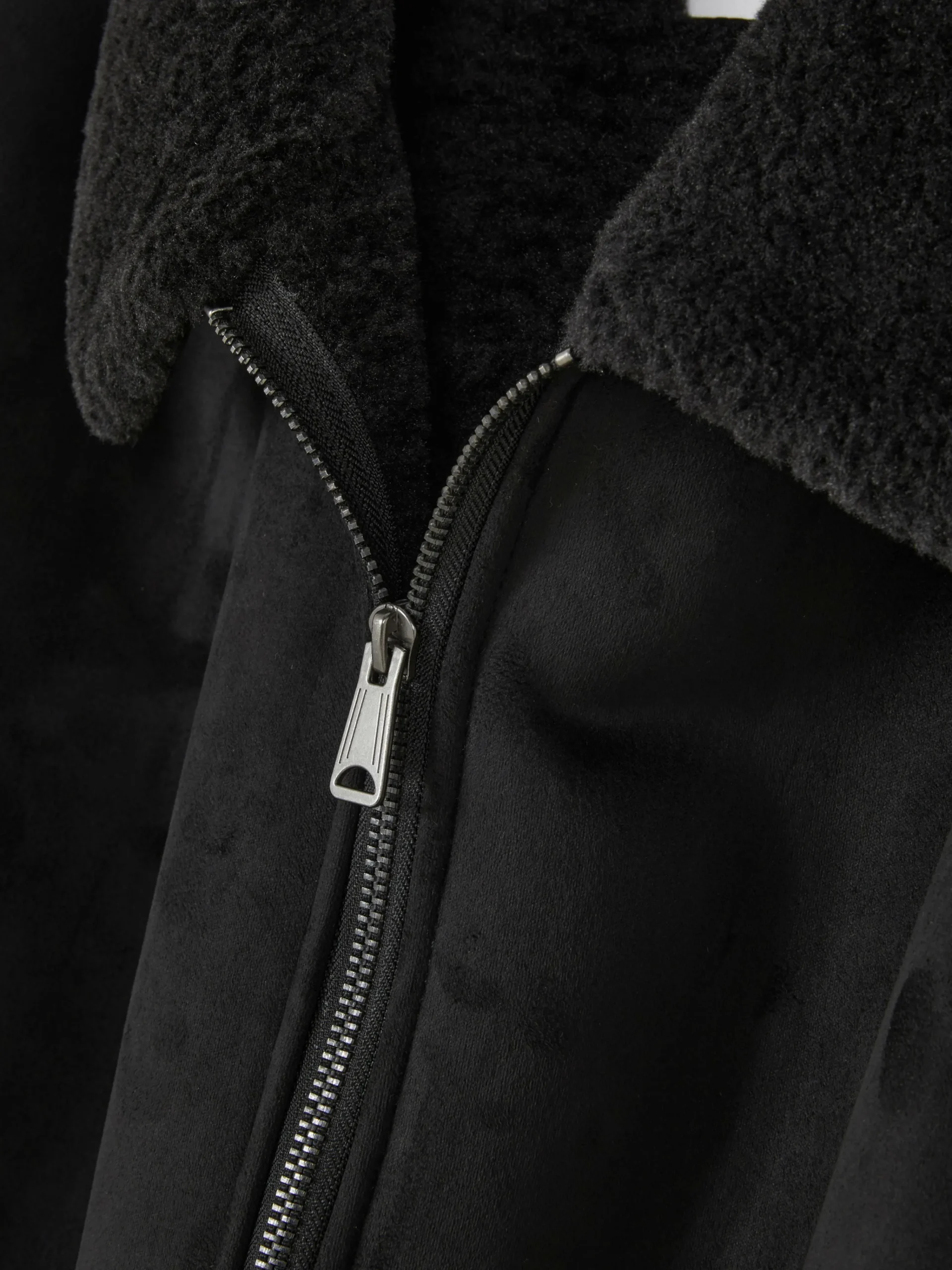 Best Jacke In Wildleder-Optik Mit Borg-Kragen Herren Jacken Und Mäntel