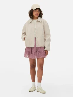 Jacke Mit Ballonsaum Damen Jacken Und Mäntel