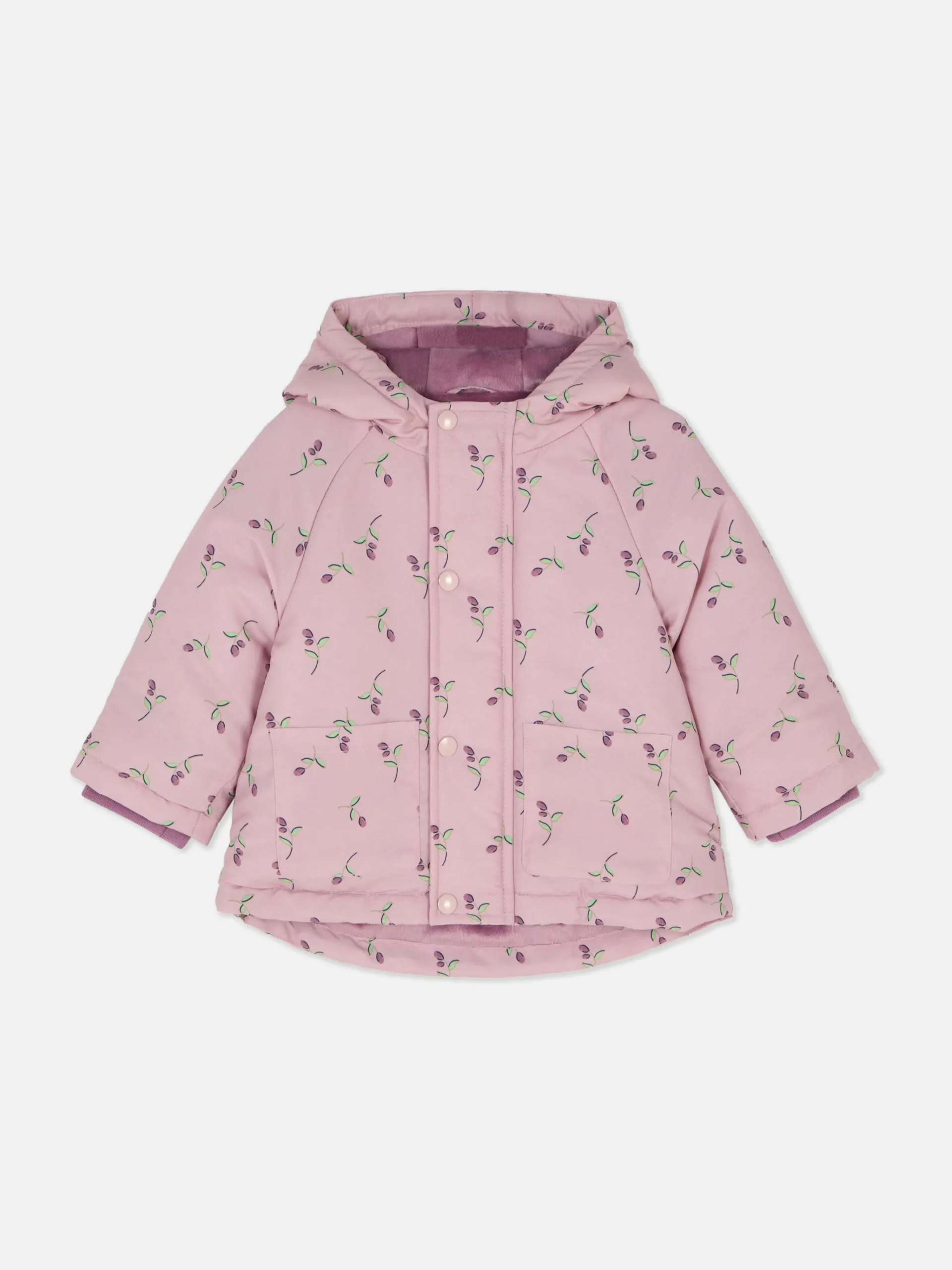 Best Jacke Mit Kapuze Und Blumenmuster Jacken Und Mäntel