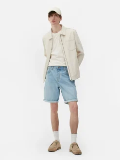 Online Jeansshorts Mit Geradem Bein Herren Shorts