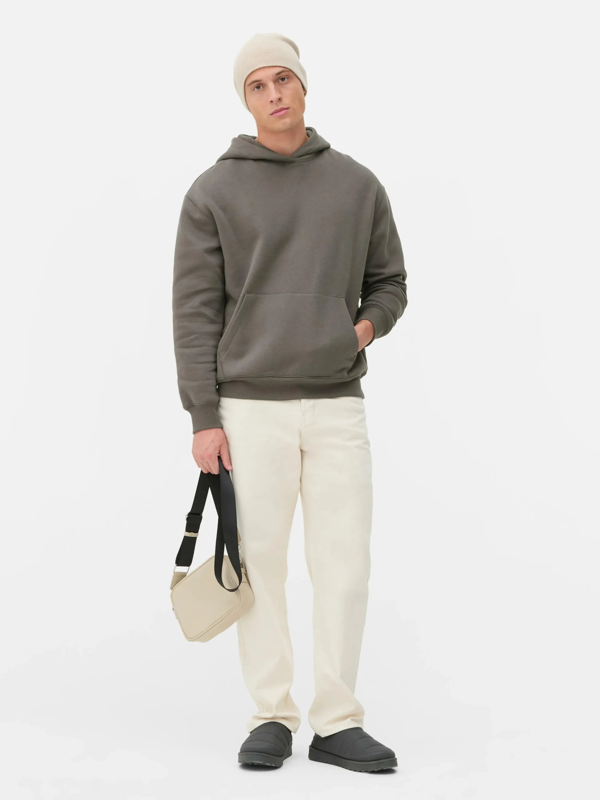 Discount Jersey-Hoodie Im Oversized-Look Herren Hoodies Und Sweatshirts