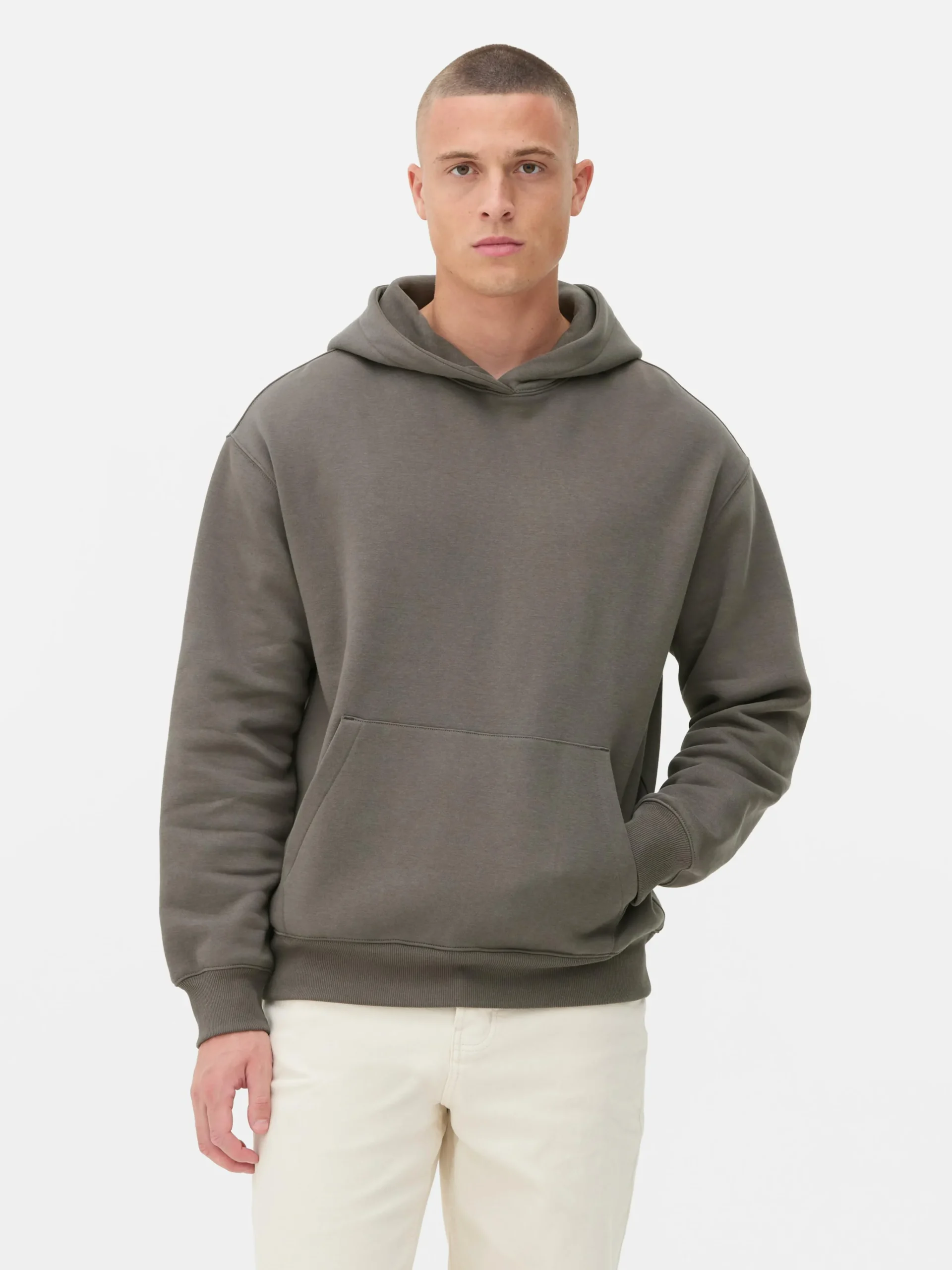 Discount Jersey-Hoodie Im Oversized-Look Herren Hoodies Und Sweatshirts
