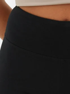 Discount Jersey-Leggings Mit Hohem Bund Damen Hosen Und Leggings