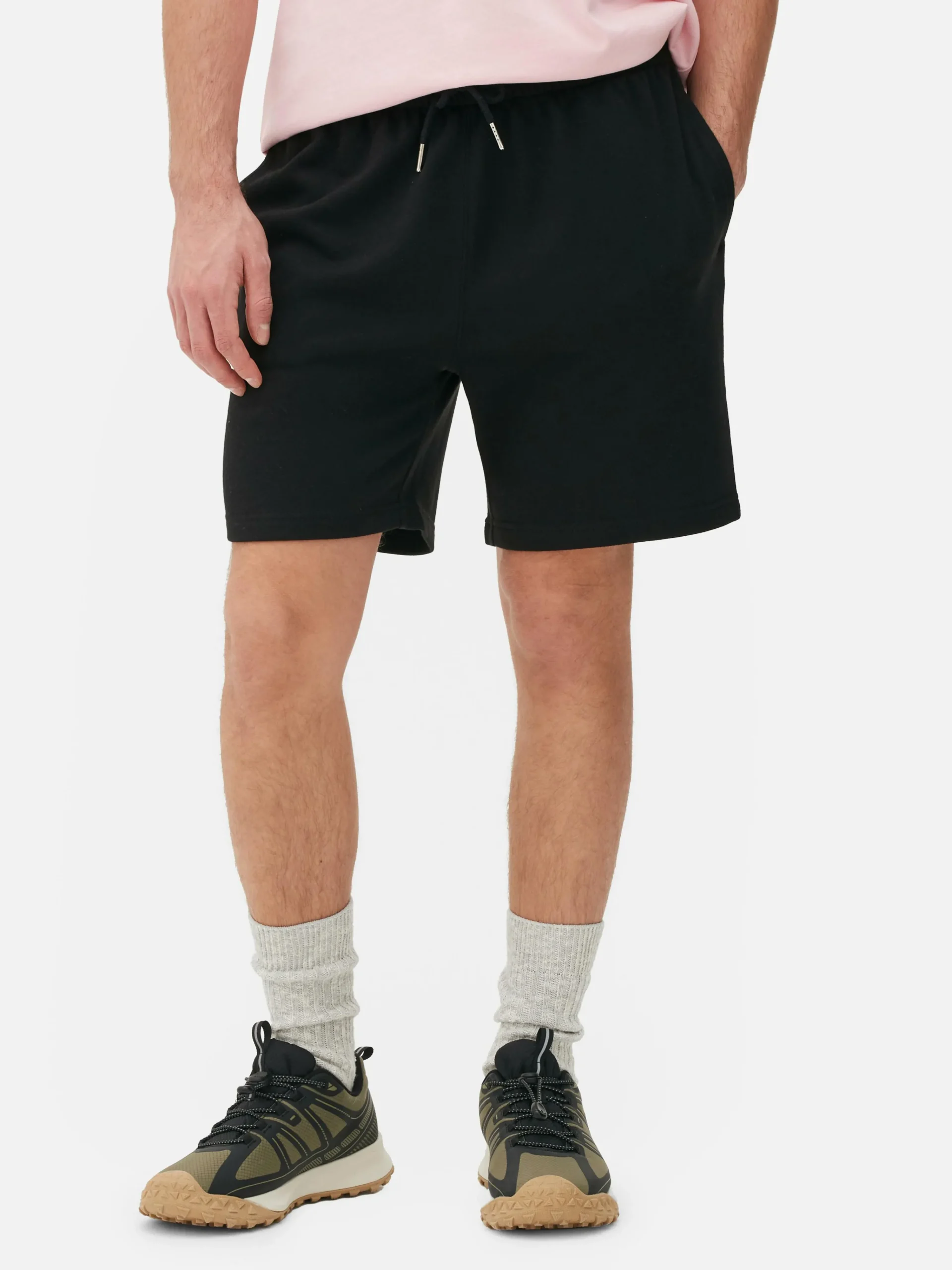 Clearance Jersey-Shorts Mit Kordelzug Herren Shorts