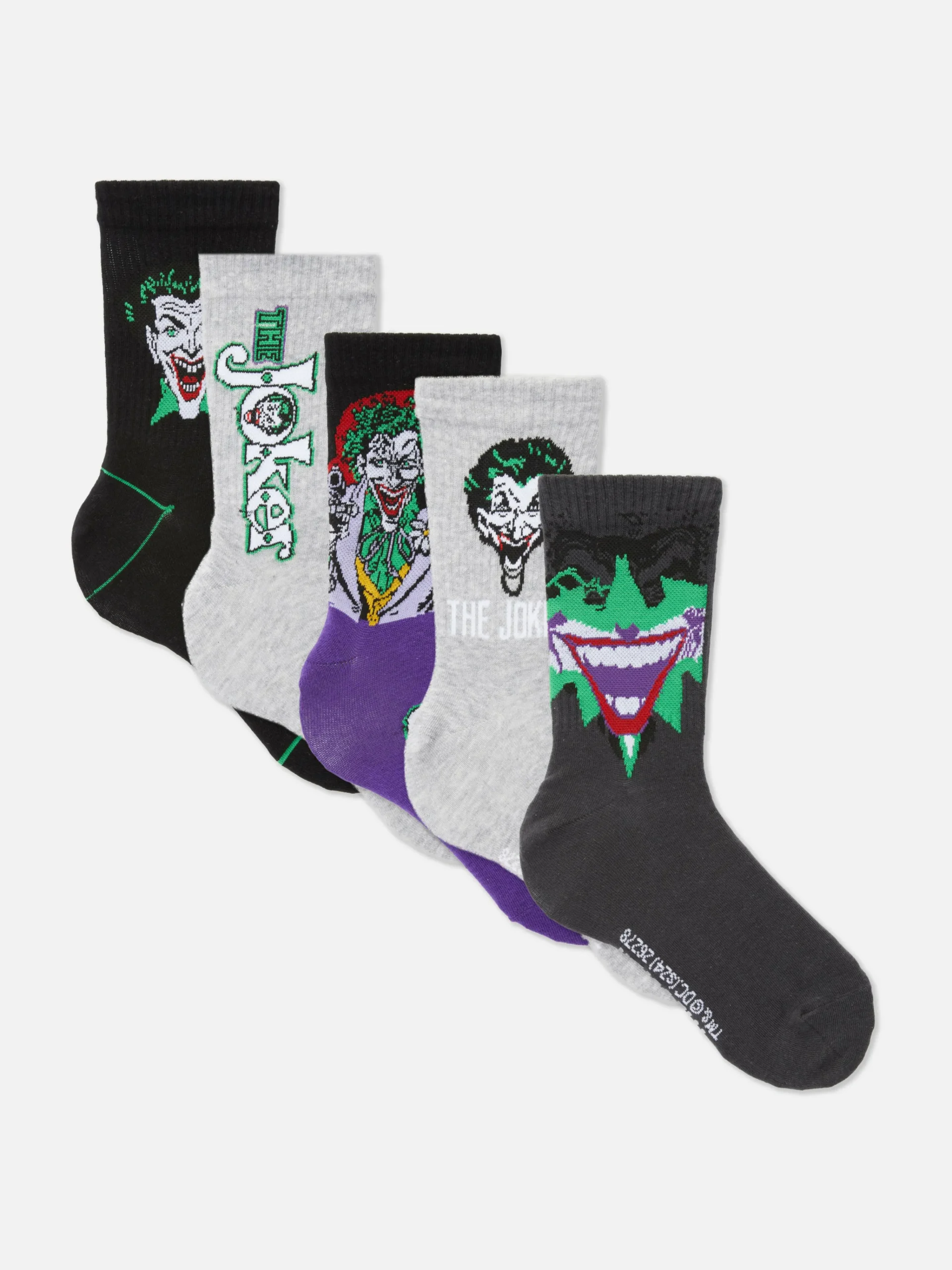 Clearance „Joker“ Crew-Socken, 5er-Pack Herren Socken