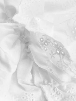 Online Jumbo-Haargummi Mit Lochstickerei Damen Haarschmuck