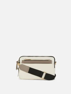 Kameratasche In Krokodil-Optik Mit Doppelreißverschluss Damen Taschen Und Portemonnaies