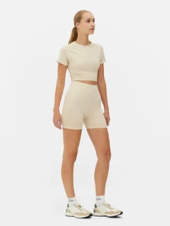 Hot „Kappa X “ Bauchfreies Kombi-Top Damen Fitnesskleidung Und Activewear