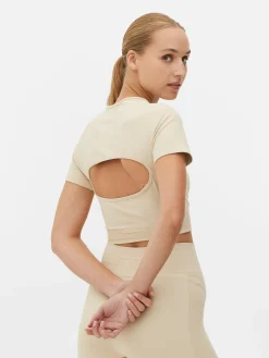 Hot „Kappa X “ Bauchfreies Kombi-Top Damen Fitnesskleidung Und Activewear