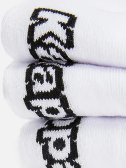 Hot „Kappa X “ Crew-Socken, 3er-Pack Damen Socken